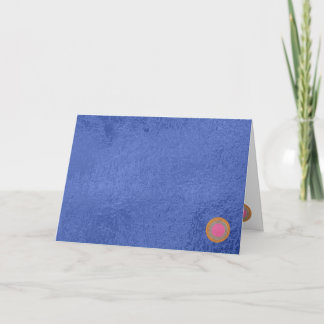 Tarjeta Festiva Sello de oro Art101 - Blancos de seda satinado con