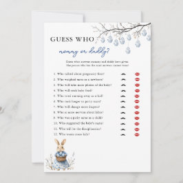 Tarjeta Festiva Semana Santa Chinoiserie adivina quién es la tarje