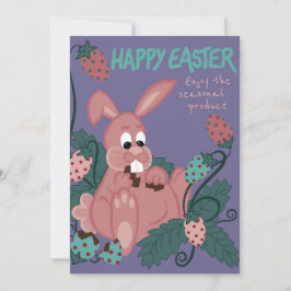 Tarjeta Festiva Semana Santa - Conejito con cuerpo positivo - Prod