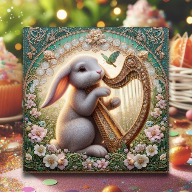 Tarjeta Festiva Semana Santa de la Música del Art Nouveau (Subido por el creador)