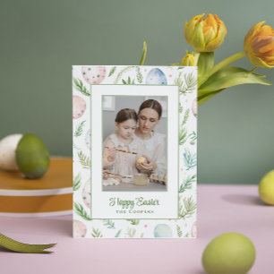 Tarjeta Festiva Semana Santa   Foto y nombre del Personalizado   B