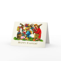 Semana Santa. Vintage Easter Rabbits