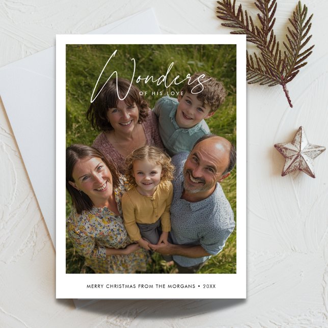 Tarjeta Festiva Sencilla maravilla bíblica Navidades Foto religios (Subido por el creador)