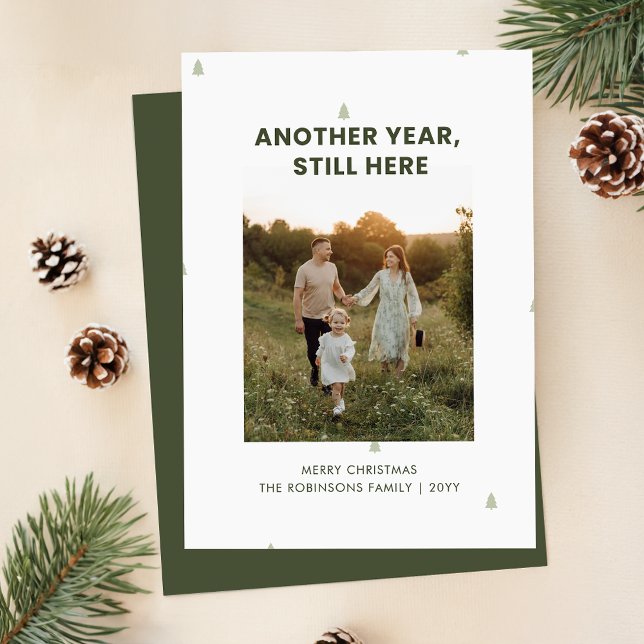 Tarjeta Festiva Sencilla y divertida familia Navidades humorístico (Subido por el creador)