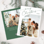 Tarjeta Festiva Sencillamente Elegante Y Elegante 2 Navidades FOTO<br><div class="desc">Navidades Elegantes Y Elegantes De Fotografía Saludando La Tarjeta De Vacaciones. Sorprende y trae alegría a los cercanos y hace que la celebración sea inolvidable. Para una mayor personalización,  haga clic en el enlace "personalizar adicional" y utilice nuestra herramienta de diseño para modificar esta plantilla.</div>