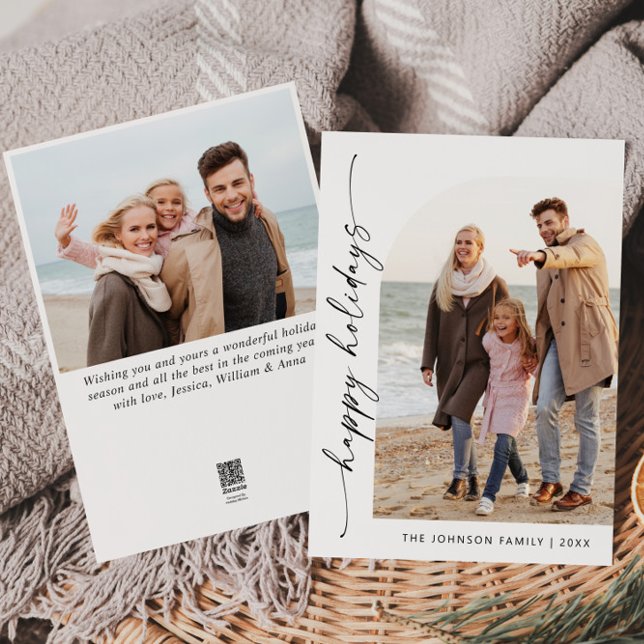 Tarjeta Festiva Sencillamente Elegante Y Elegante 2 Navidades FOTO (Subido por el creador)