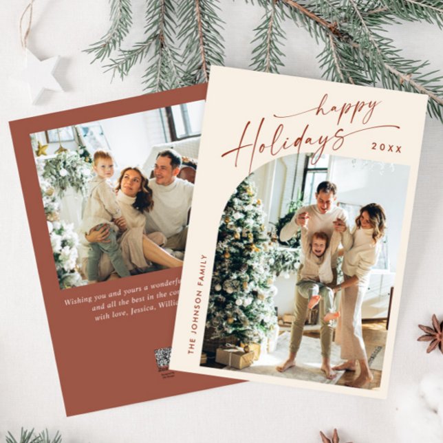 Tarjeta Festiva Sencillamente Elegante Y Elegante 2 Navidades FOTO (Subido por el creador)