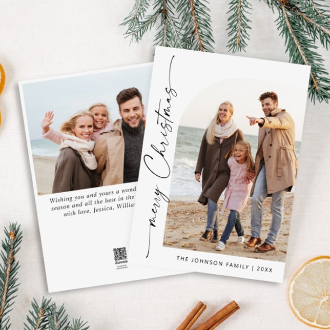 Tarjeta Festiva Sencillamente Elegante Y Elegante 2 Navidades FOTO (Subido por el creador)