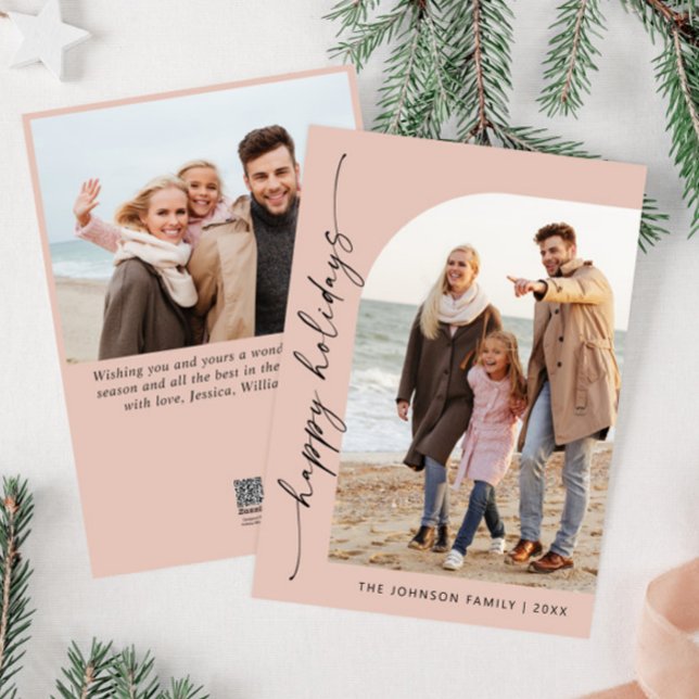 Tarjeta Festiva Sencillamente Elegante Y Elegante 2 Navidades FOTO (Subido por el creador)