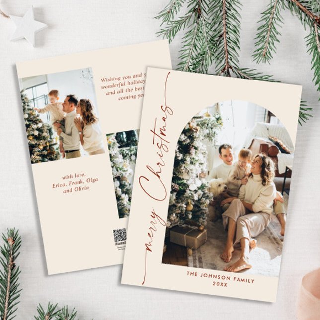 Tarjeta Festiva Sencillamente Elegante Y Elegante 3 Navidades FOTO (Subido por el creador)