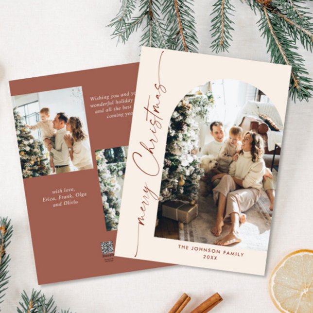 Tarjeta Festiva Sencillamente Elegante Y Elegante 3 Navidades FOTO (Subido por el creador)