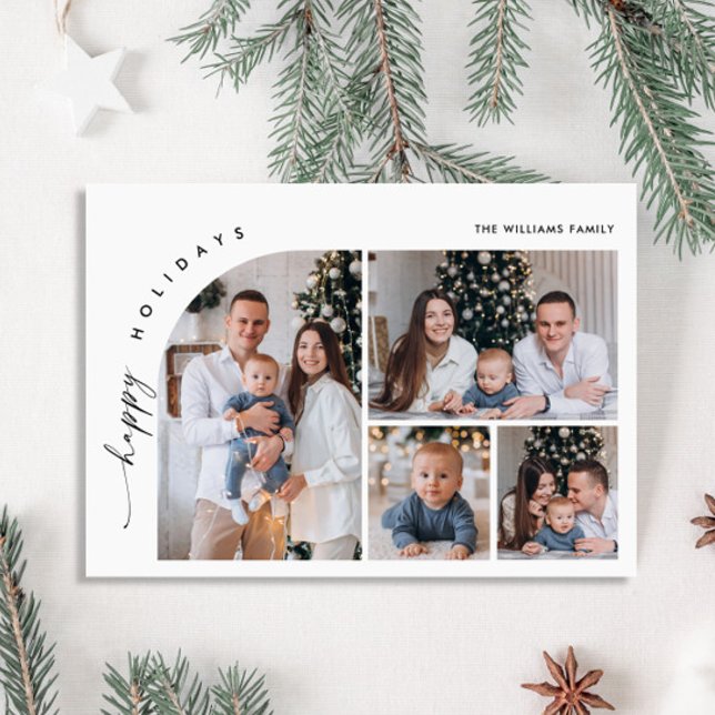 Tarjeta Festiva Sencillamente Elegante Y Elegante 4 Navidades De F (Subido por el creador)