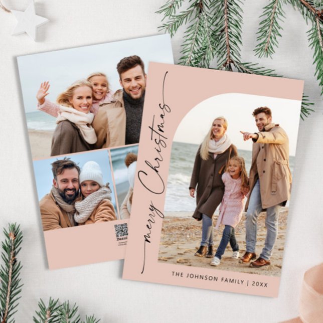 Tarjeta Festiva Sencillamente Elegante Y Elegante 4 Navidades De F (Subido por el creador)