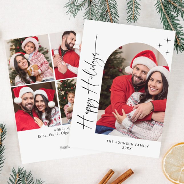 Tarjeta Festiva Sencillamente Elegante Y Elegante 5 Navidades De F (Subido por el creador)