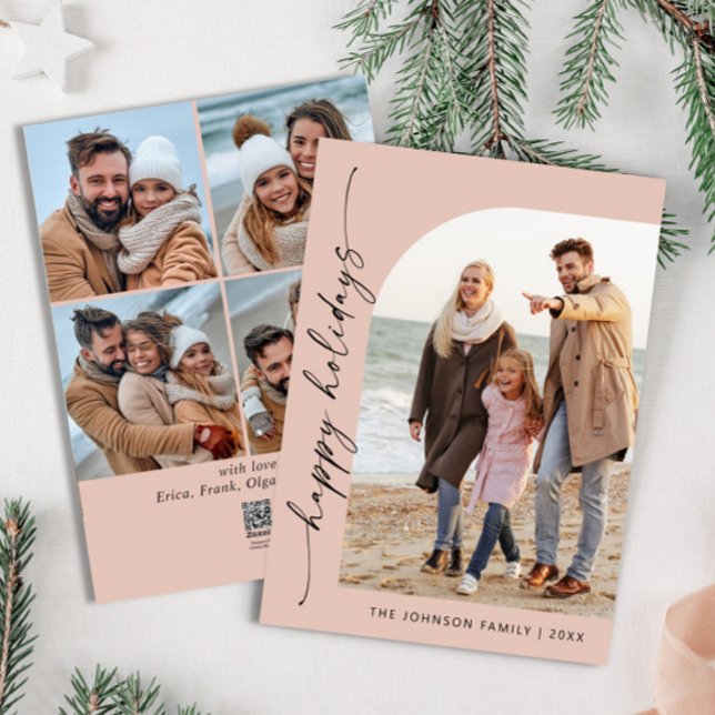 Tarjeta Festiva Sencillamente Elegante Y Elegante 5 Navidades De F (Subido por el creador)