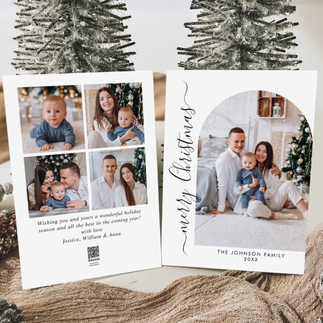 Tarjeta Festiva Sencillamente Elegante Y Elegante 5 Navidades De F (Subido por el creador)