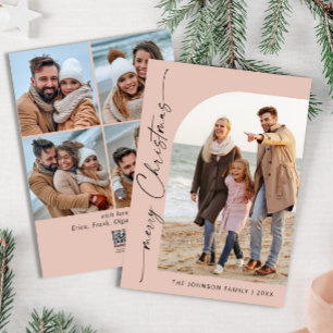 Tarjeta Festiva Sencillamente Elegante Y Elegante 5 Navidades De F