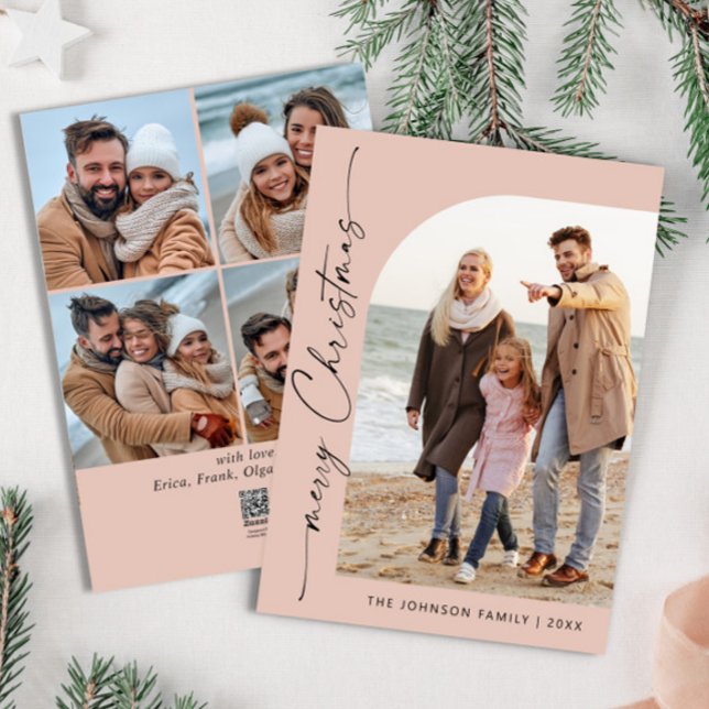 Tarjeta Festiva Sencillamente Elegante Y Elegante 5 Navidades De F (Subido por el creador)