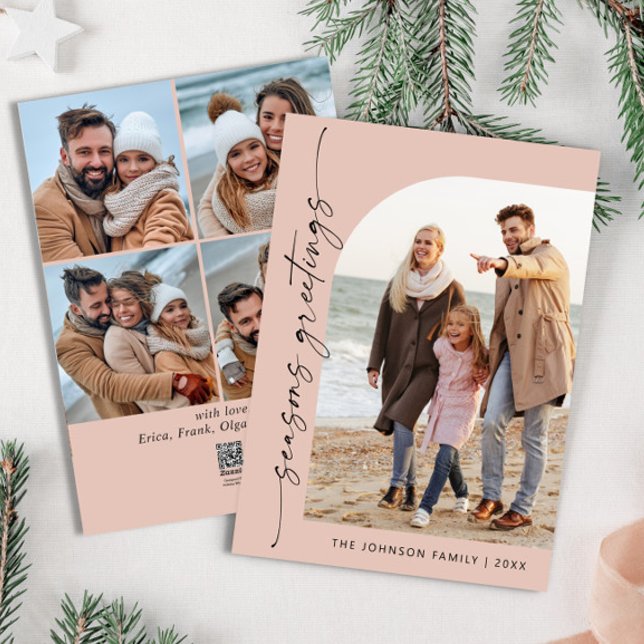 Tarjeta Festiva Sencillamente Elegante Y Elegante 5 Navidades De F (Subido por el creador)