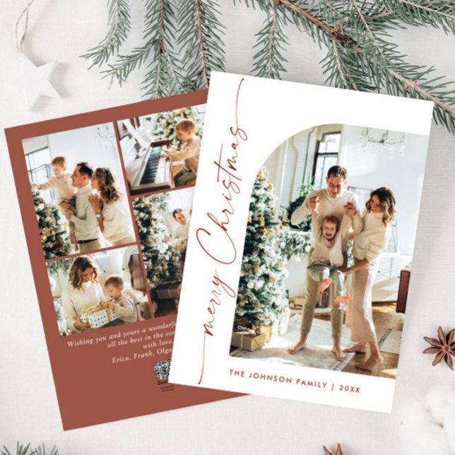 Tarjeta Festiva Sencillamente Elegante Y Elegante 5 Navidades De F (Subido por el creador)