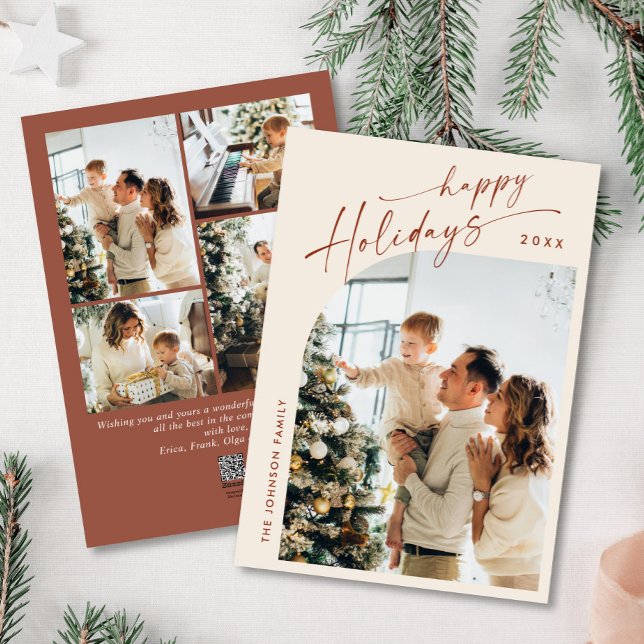 Tarjeta Festiva Sencillamente Elegante Y Elegante 5 Navidades De F (Subido por el creador)