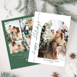 Tarjeta Festiva Sencillamente Elegante Y Elegante 5 Navidades De F