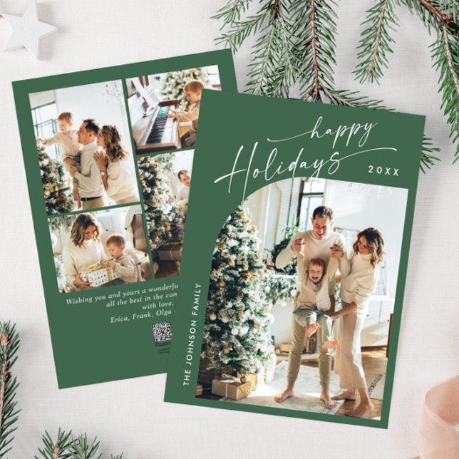 Tarjeta Festiva Sencillamente Elegante Y Elegante 5 Navidades De F (Subido por el creador)