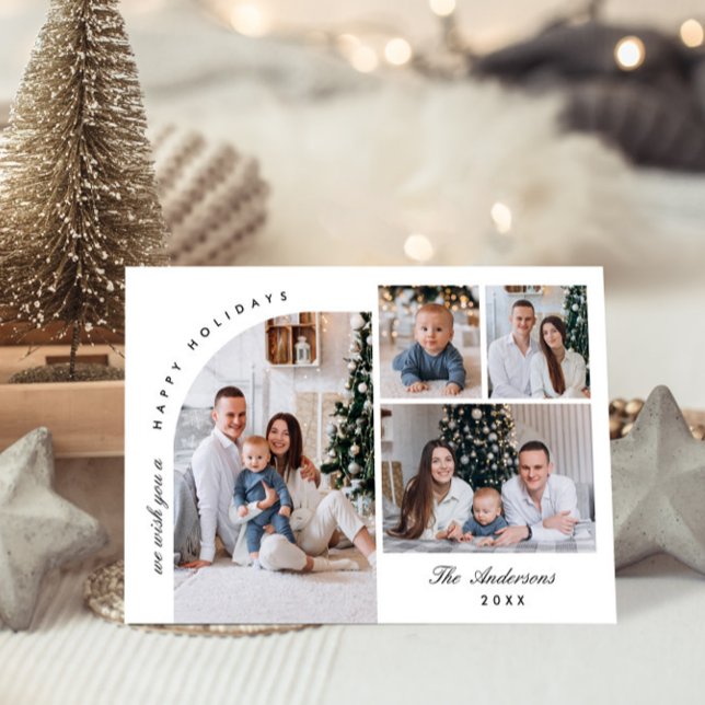 Tarjeta Festiva Sencillamente Elegante Y Elegante 5 Navidades De F (Subido por el creador)