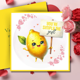 Tarjeta Festiva Sencillamente, eres el Personalizado de San Valent