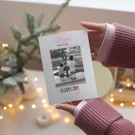 Tarjeta Festiva Sencillez Elegancia Foto de año nuevo