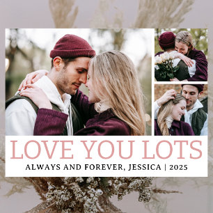 Tarjeta Festiva Sencillo Día de San Valentín de la pareja de amor 