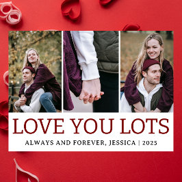 Tarjeta Festiva Sencillo Día de San Valentín de la pareja de amor