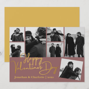 Tarjeta Festiva Sencillo Elegante Amor día de San Valentín pareja