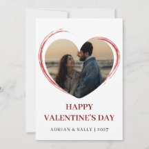 Sencillo Elegante Bonito Feliz Día de San Valentín