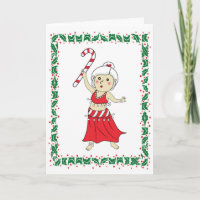 Señora Claus de la danza del vientre