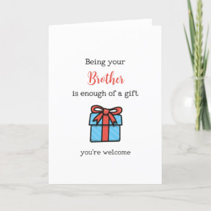 Tarjeta Festiva Ser el tuyo es suficiente regalo
