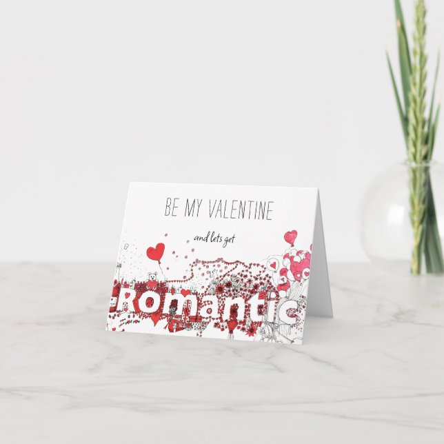 Tarjeta Festiva Ser mi cita de San Valentín (Anverso)