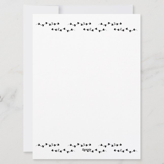 Tarjeta Festiva SER MÍO - Valentín moderno personalizado lindo (Reverso)