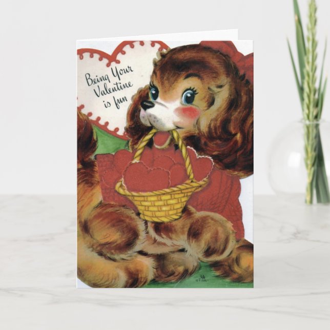 Tarjeta Festiva Ser tu San Valentín es divertido (Anverso)