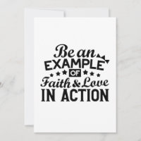 Ser un ejemplo de fe y amor en acción