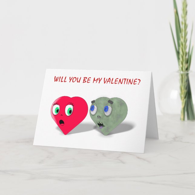 Tarjeta Festiva ¿Serás Mi Valentín? (Anverso)