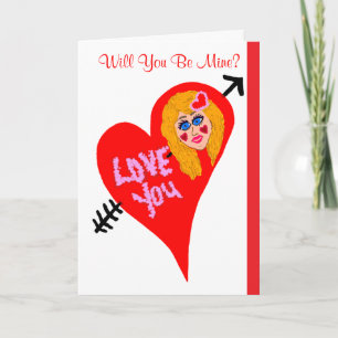 Tarjeta Festiva Serás Mi Valentín