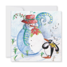 SERENADE INVIERNO DE SNOWMAN Y PENGUIN
