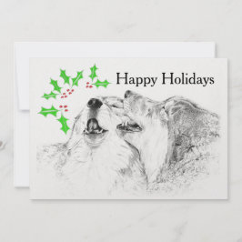 Tarjeta Festiva Serenade (Navidades)