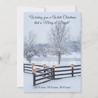 Tarjeta Festiva Sereno paisaje invernal árboles cubiertos de nieve