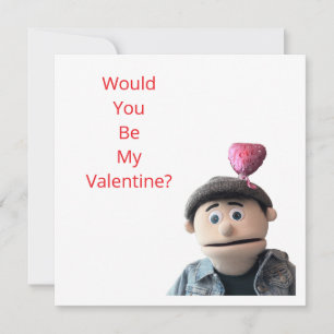 Tarjeta Festiva ¿Serías mi San Valentín?