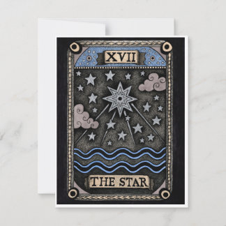 Tarjeta Festiva Serie Tarot - La Estrella