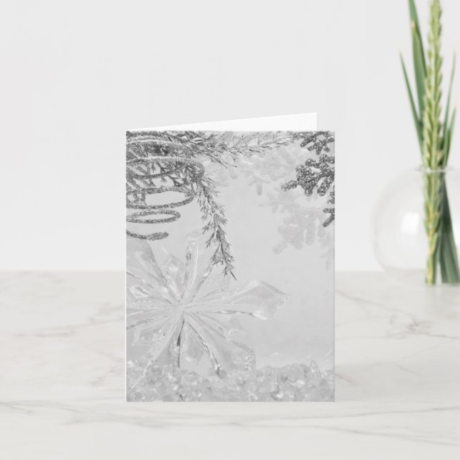 Tarjeta Festiva Serie v de Winter Wonderland (Anverso)