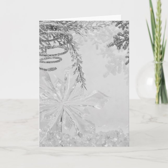 Tarjeta Festiva Serie v de Winter Wonderland (Anverso)