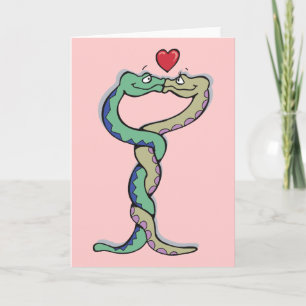 Tarjeta Festiva Serpiente
